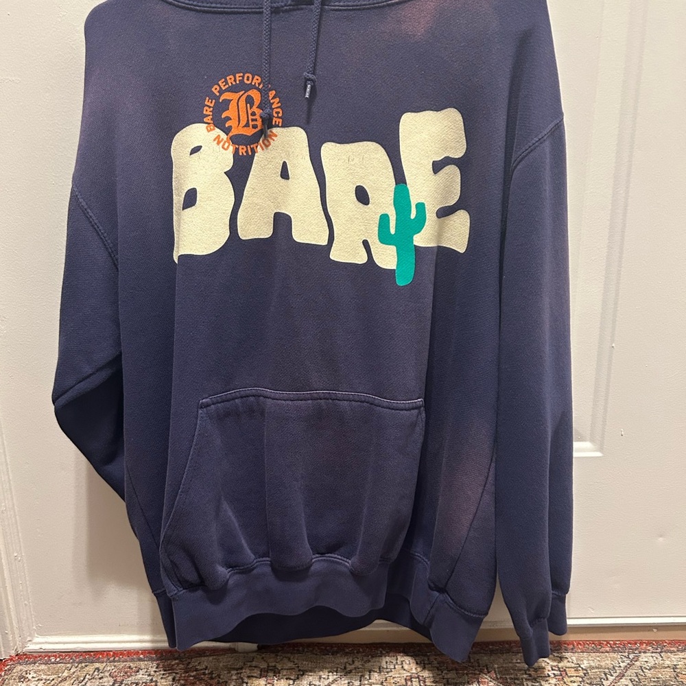 Blue BARE Graphic Hoodie